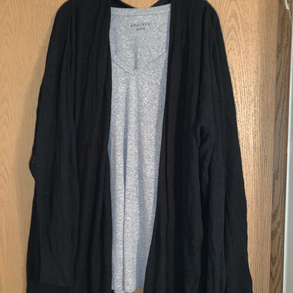Ava & Viv Black Cardigan